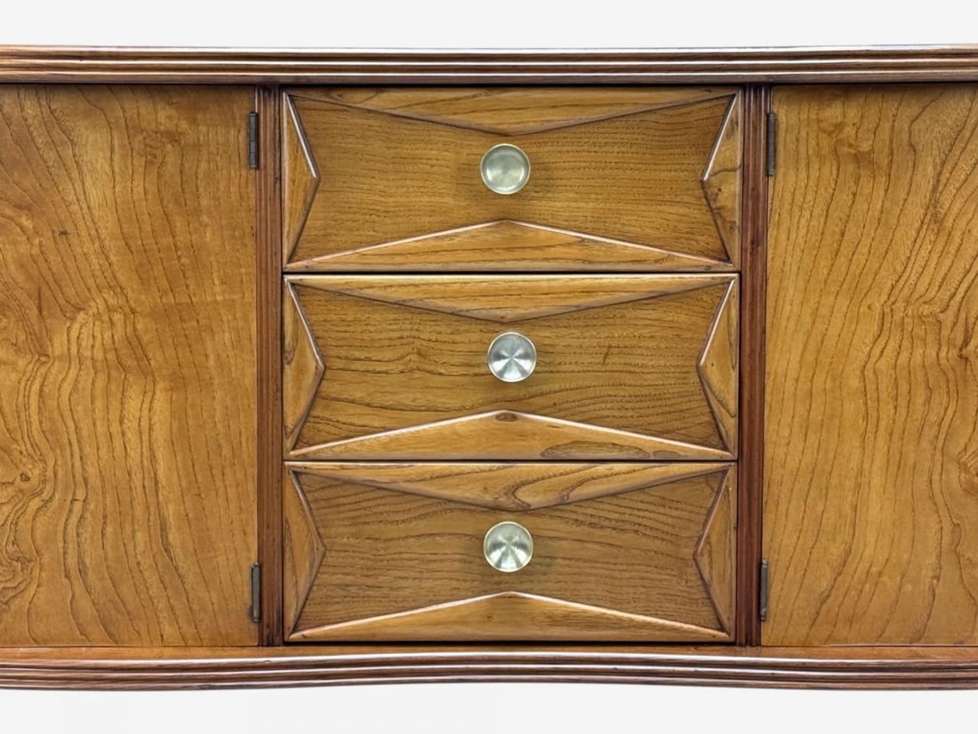 Paolo Buffa, Italian Modern, Cherrywood, Brass, Sideboard, Italy, 1950s - 9