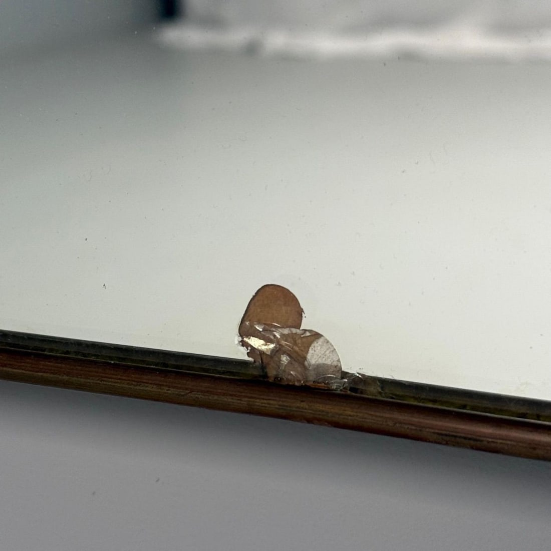 Gio Ponti Attr, Italian Mid-Century Modern, Monumental Wall Mirror, Brass, 1950s - 13