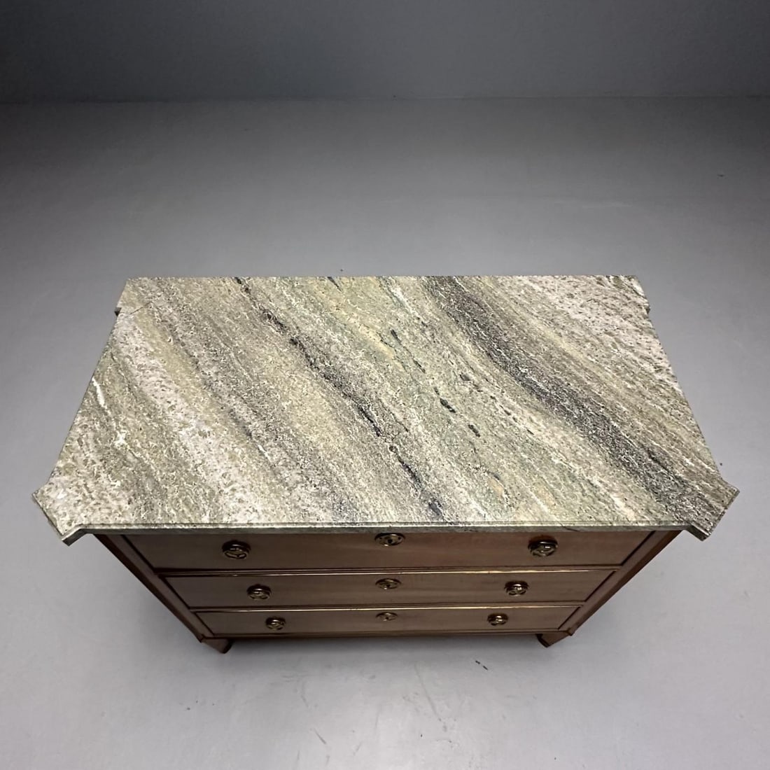 Gustavian, Louis XVI Style, Commode, Mahogany, Marble, Brass, Sweden, 1980s - 10