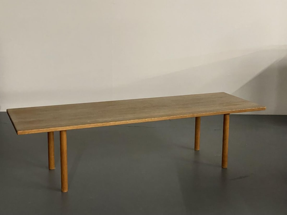 Mid-Century Modern Coffee Table, Cocktail Table, Hans Wegner, Oak, Hans J Wegner - 6