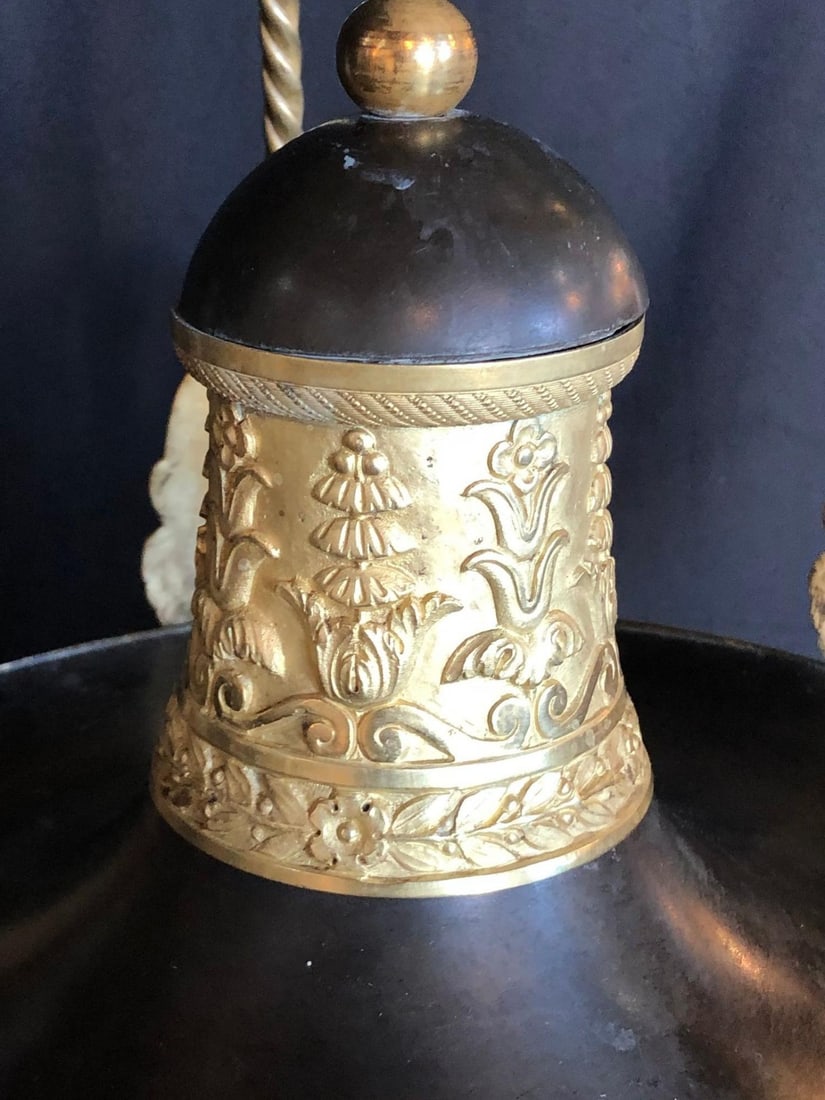 19th Century Empire Chandelier with Full Figure Swan Arms - 10