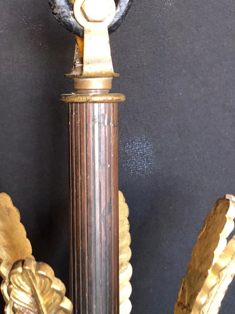 19th Century Empire Chandelier with Full Figure Swan Arms - 12