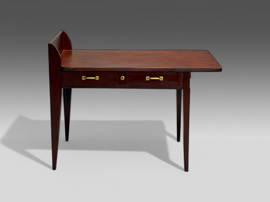 Eugene Printz, French Art Deco, Mahogany, Rare Asymmetric Desk, France, c. 1925 - 4