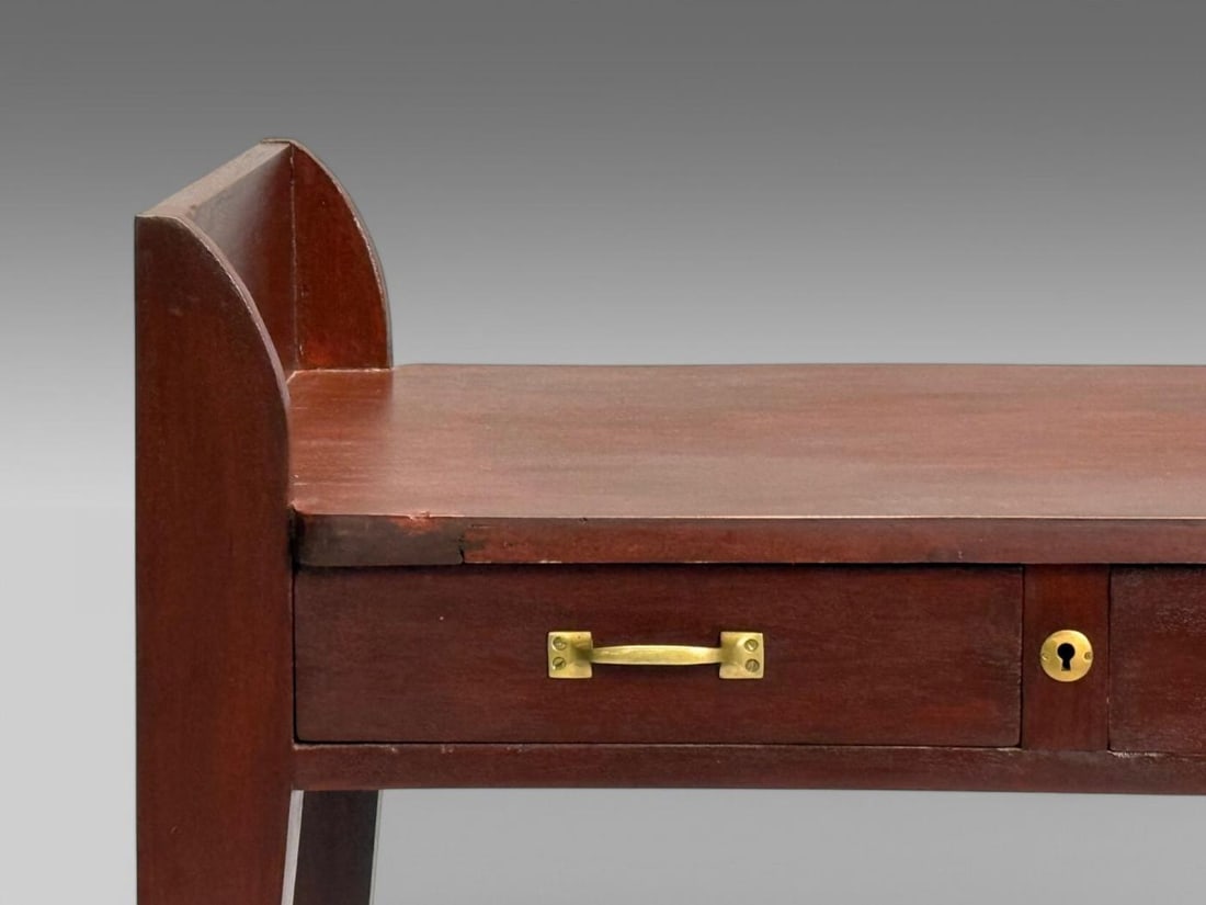 Eugene Printz, French Art Deco, Mahogany, Rare Asymmetric Desk, France, c. 1925 - 6