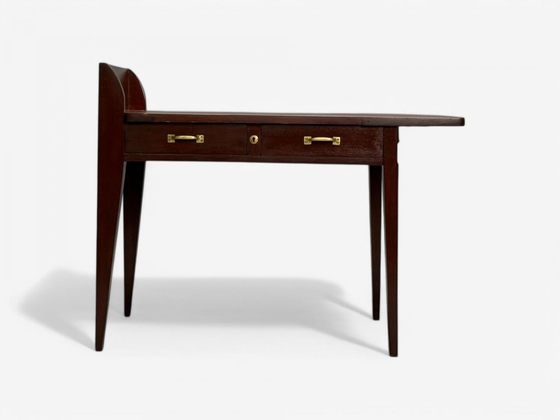 Eugene Printz, French Art Deco, Mahogany, Rare Asymmetric Desk, France, c. 1925 - 8