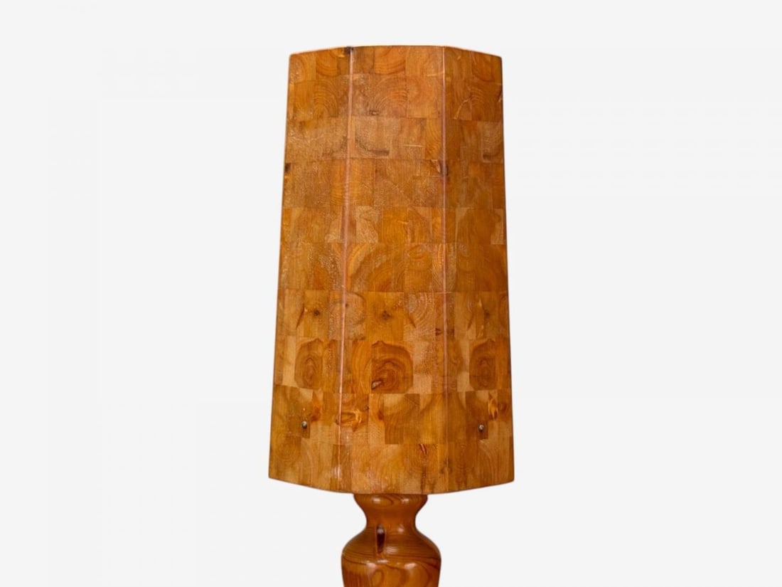 Swedish Modern, Pine, Marquetry, Table Lamp, Sweden, 1950s - 6