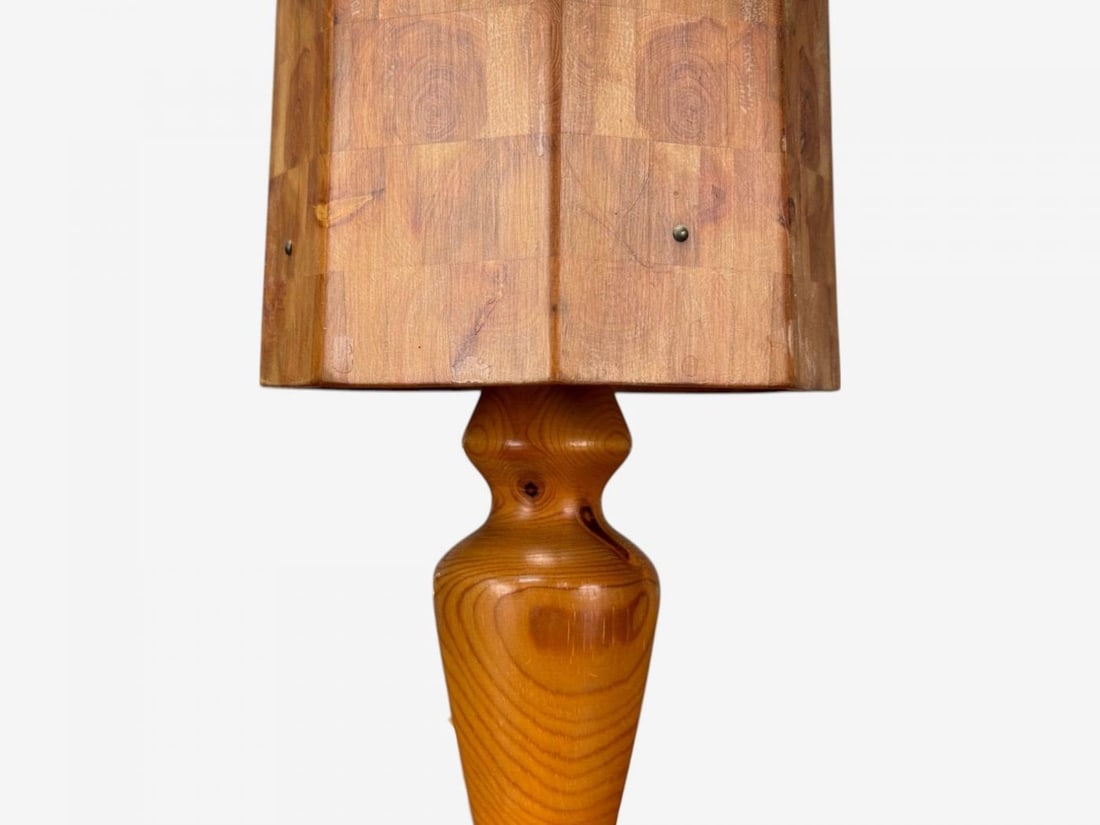 Swedish Modern, Pine, Marquetry, Table Lamp, Sweden, 1950s - 7