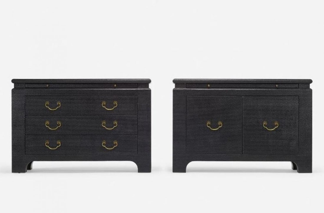 Pair of Mid-Century Modern Cabinets, Commodes or Night Stands, Harrison Van-Horn - 3