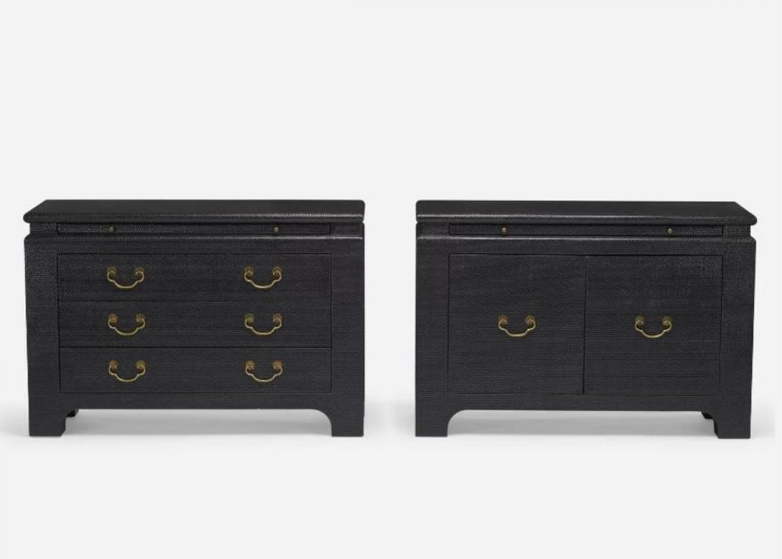 Pair of Mid-Century Modern Cabinets, Commodes or Night Stands, Harrison Van-Horn - 4