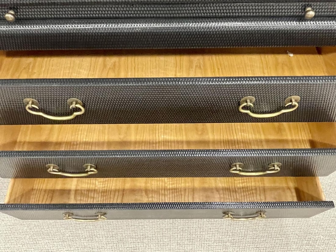 Pair of Mid-Century Modern Cabinets, Commodes or Night Stands, Harrison Van-Horn - 9