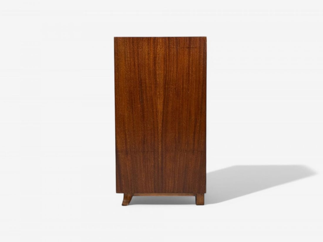 Gilbert Rohde, Mid-Century Modern, Dressers, Leather, Stained Wood, 1940s - 10