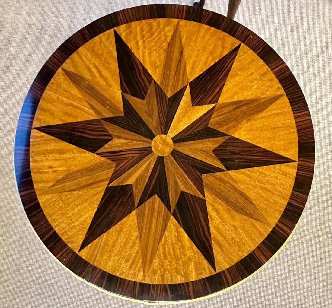 19th Century Italian Continental Centre Table, End or Card Table, Bronze Feet - 6