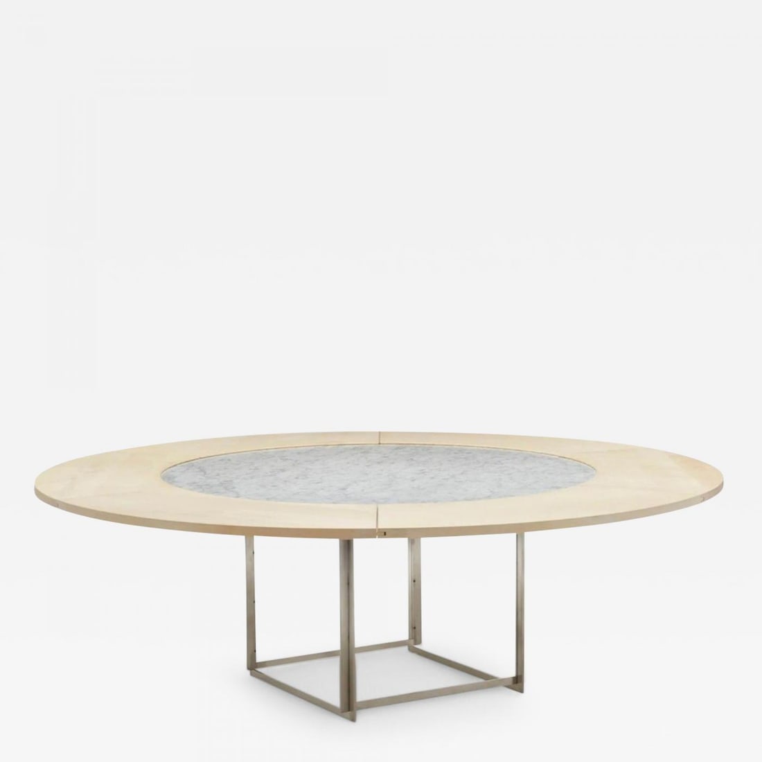 Poul Kjaerholm, Fritz Hansen, Marble, Maple, Steel, PK-54 Dining Table, 2011 (1 of 12)
