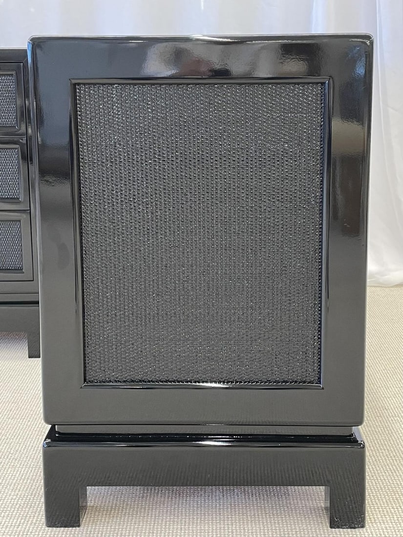 Pair of Mid-Century Modern Cabinets, Chests, Nightstands, Karl Springer Style - 8