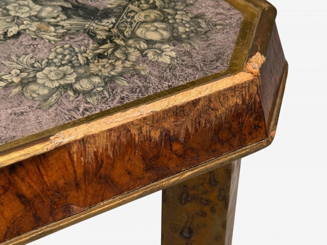 Italian Modern, Bronze, Burlwood, Monumental Coffee Table, Italy, 1940s - 13