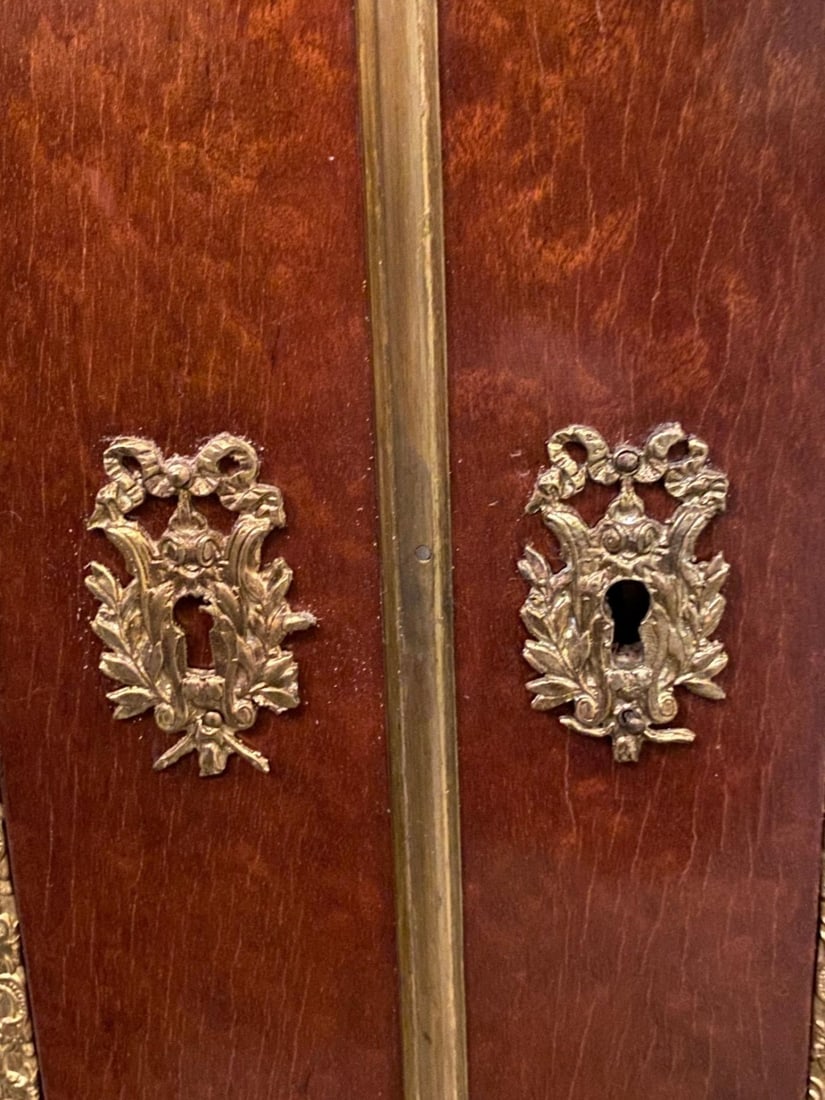 Pair Of Maison Jansen Russian Neoclassical Style Cabinets or Commodes Marble Top - 12