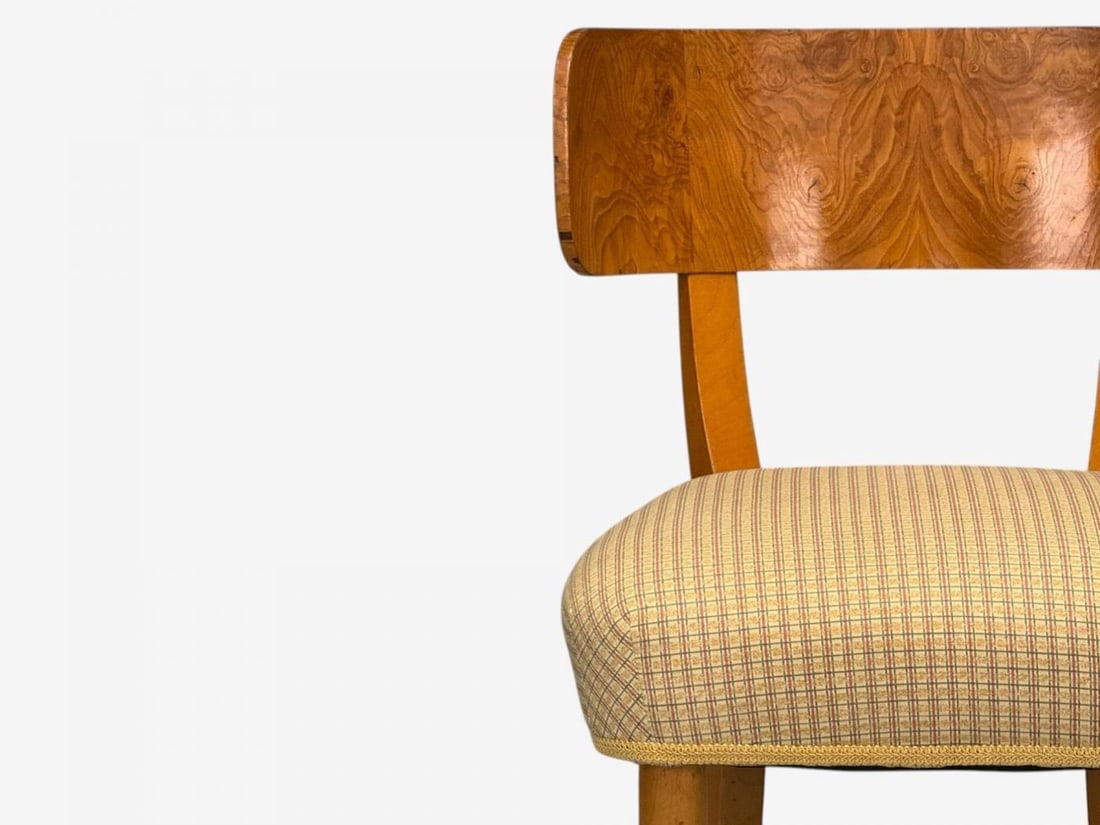 Axel Einar Hjorth, Nordiska Kompaniet, Birch, Rare Birka Chairs, Sweden, 1930s - 9