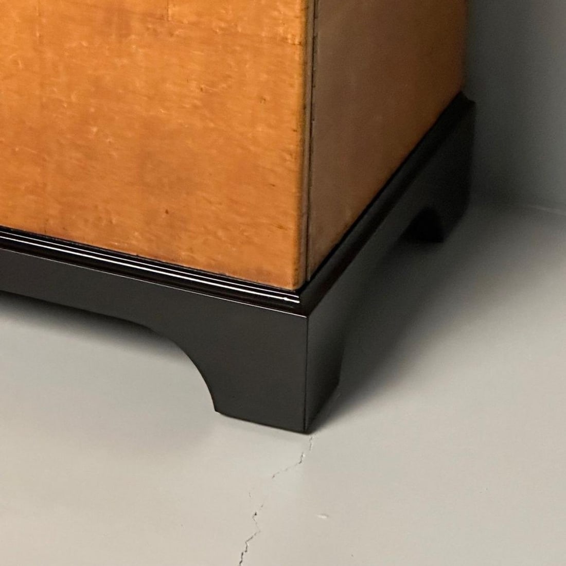 James Mont Style, Art Deco, Cabinet, Black Lacquer, Parquetry, France, 1930s - 7