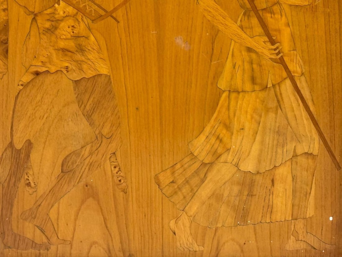 Erik Mattsson, Art Deco, Marquetry, Glass, Rare Bar Cart, Sweden c. 1939 - 10