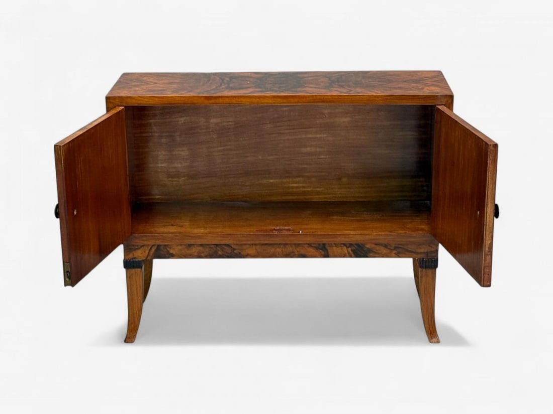 Emilio Lancia attr., Italian Modern, Walnut Root, Brass, Commode, Italy, 1930s - 10