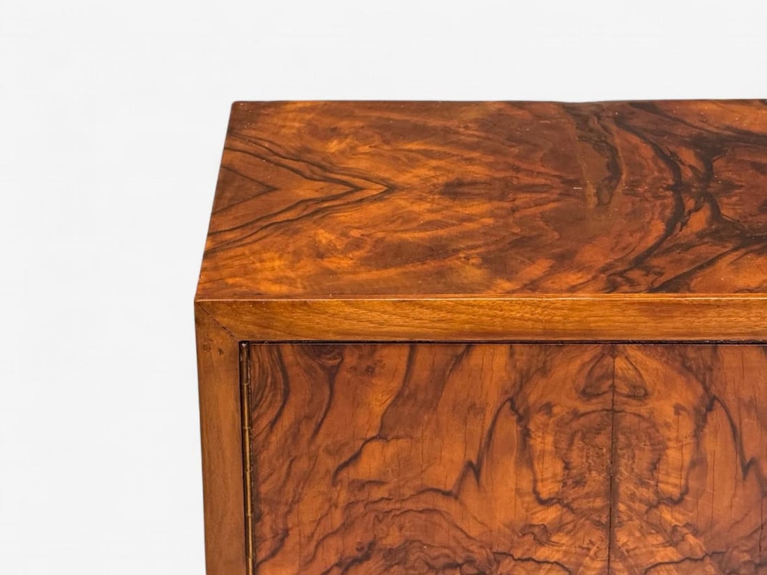 Emilio Lancia attr., Italian Modern, Walnut Root, Brass, Commode, Italy, 1930s - 7