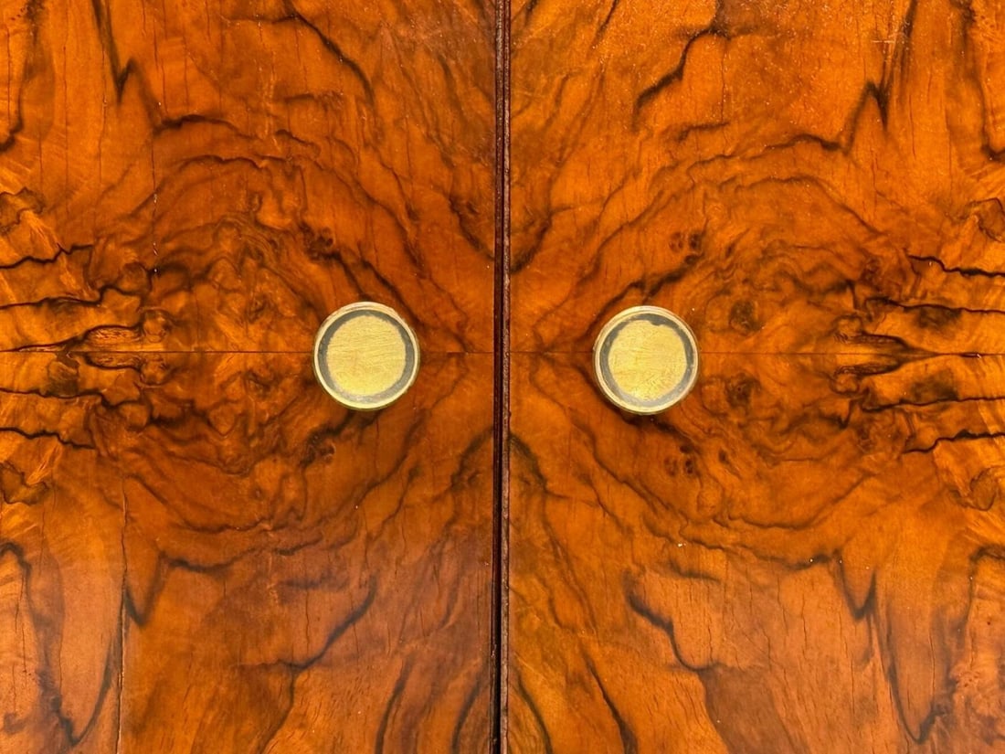 Emilio Lancia attr., Italian Modern, Walnut Root, Brass, Commode, Italy, 1930s - 8