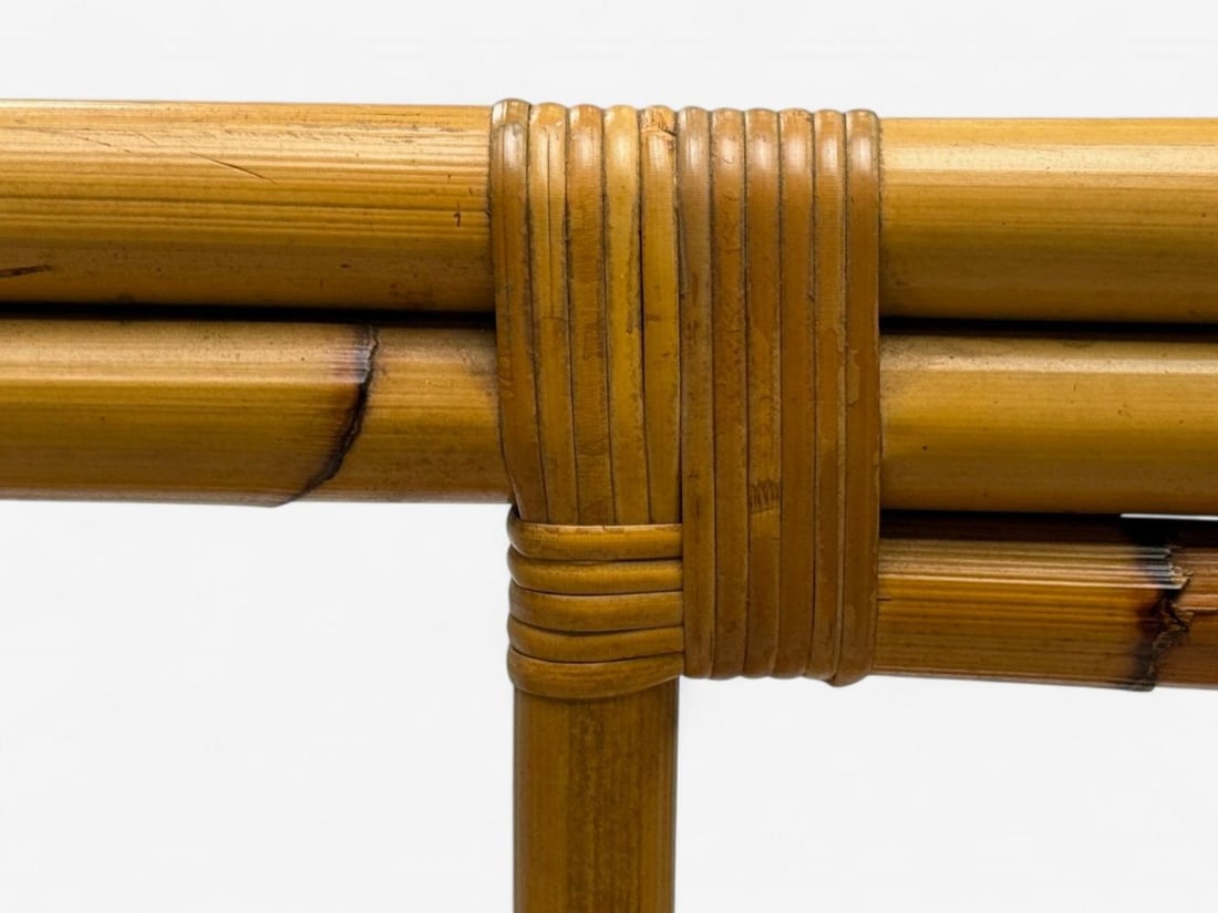 Bielecky Brothers, Modern Two Seater Sofa, Settee, Cane, Bamboo, USA, 21st C. - 8