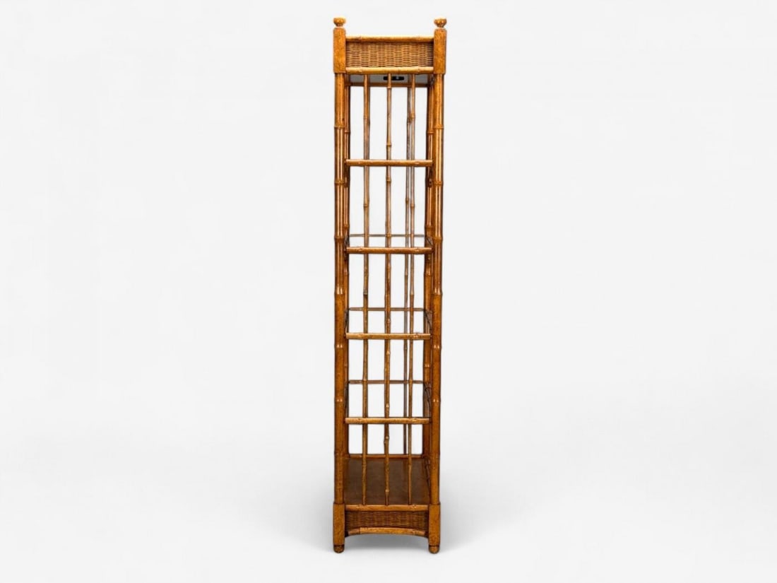 American Modern, Bamboo, Wood, Etageres, USA, 1980s - 9