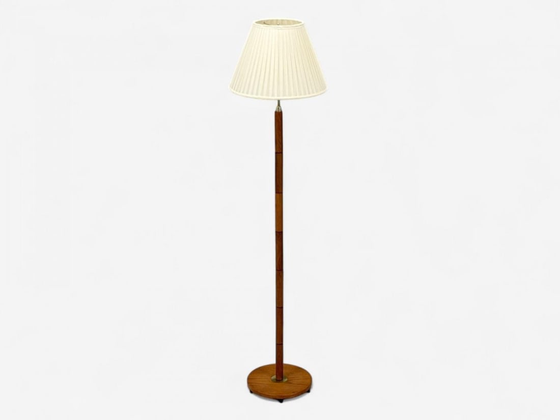 Danish Modern, Teak, Brass, Floor Lamp, Denmark, 1960s - 4