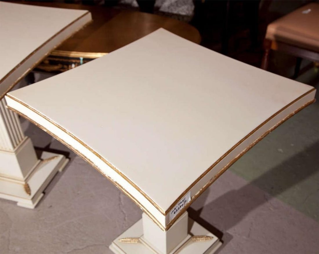 Square Grosfeld House Painted End / Side Table, American, Paint, Gilt, 1950s - 6