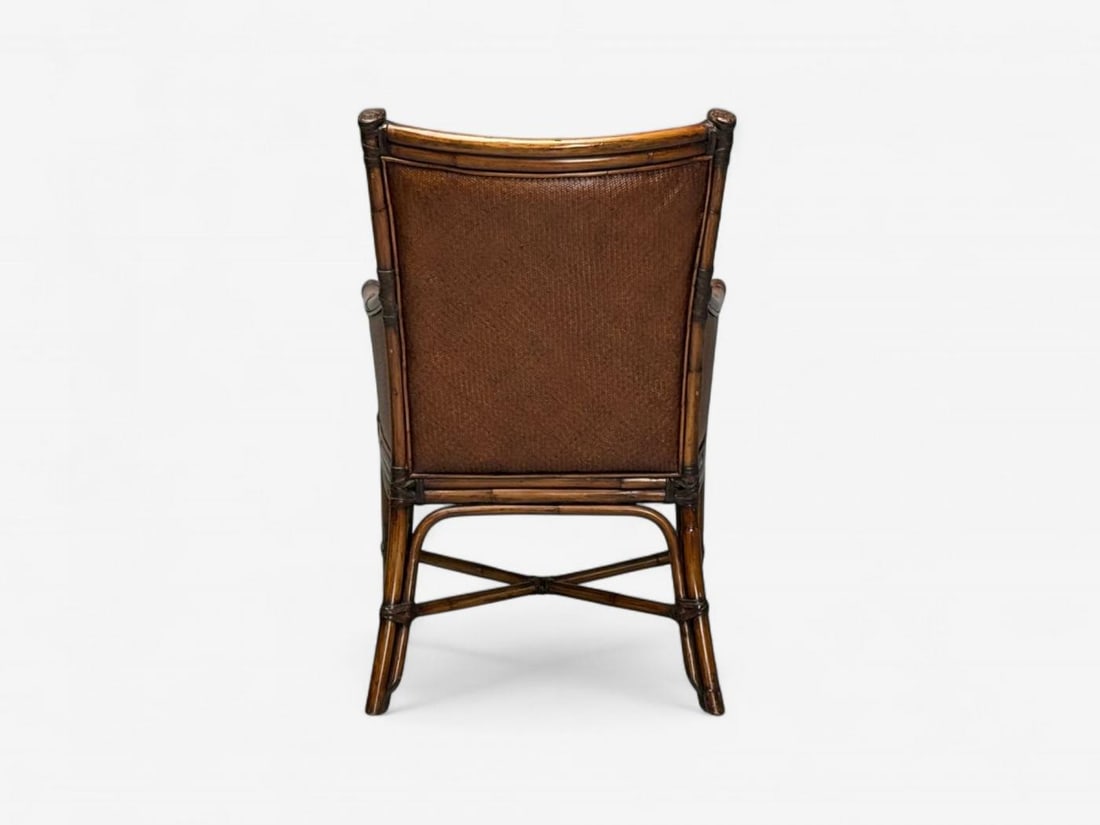 American Modern, Bamboo, Rattan, Arm Chairs, USA, 1970s - 11