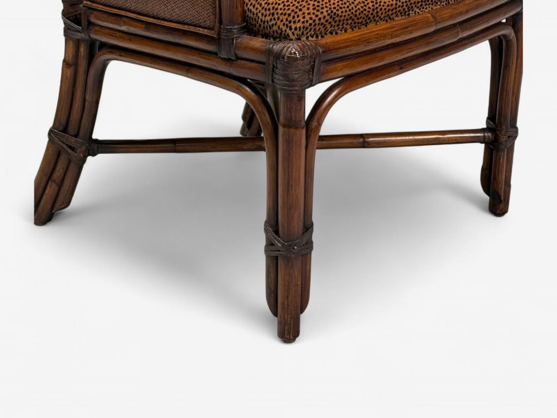 American Modern, Bamboo, Rattan, Arm Chairs, USA, 1970s - 12