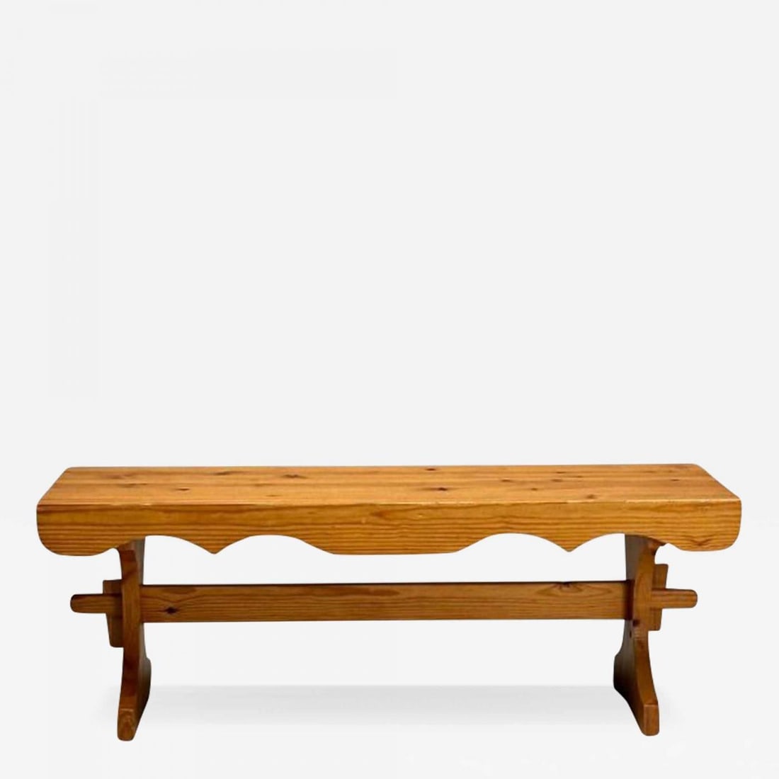 GP, Swedish Mid-Century Modern, Bench, Pine, Sweden, 1978 (1 of 13)