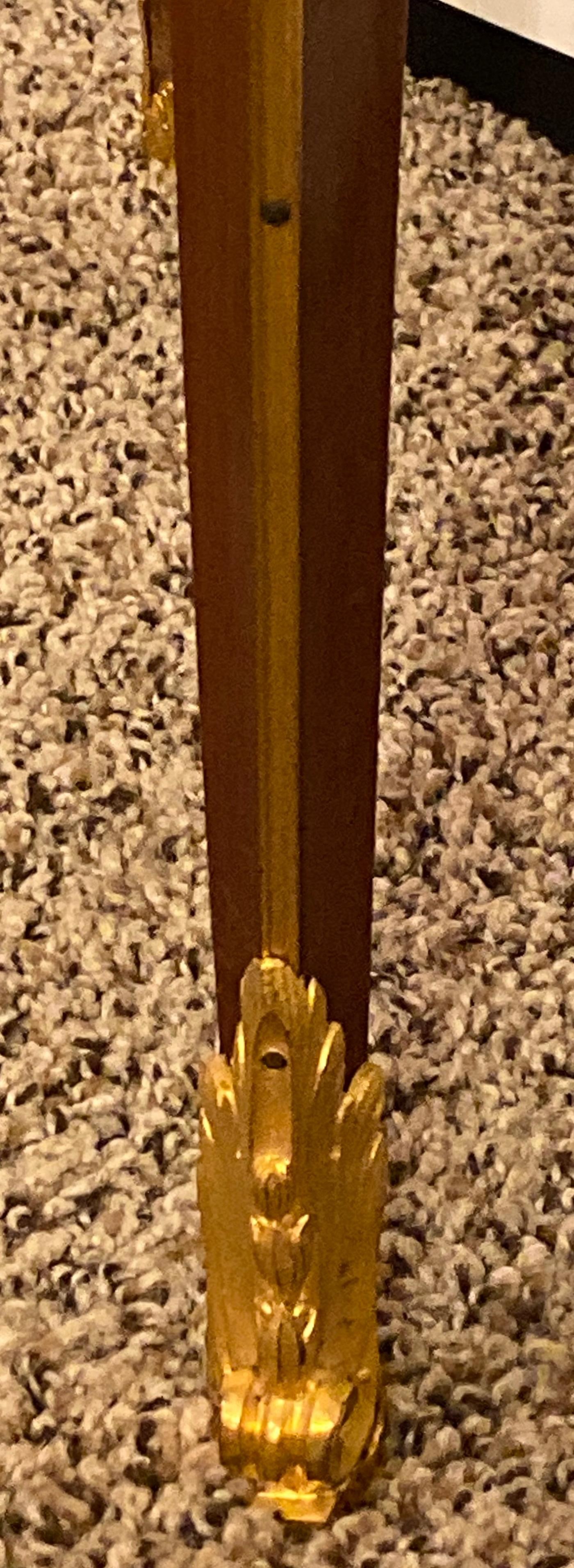 Louis XV-XVI Style Marble-Top Side Table End Table Pedestal, Transitional - 8