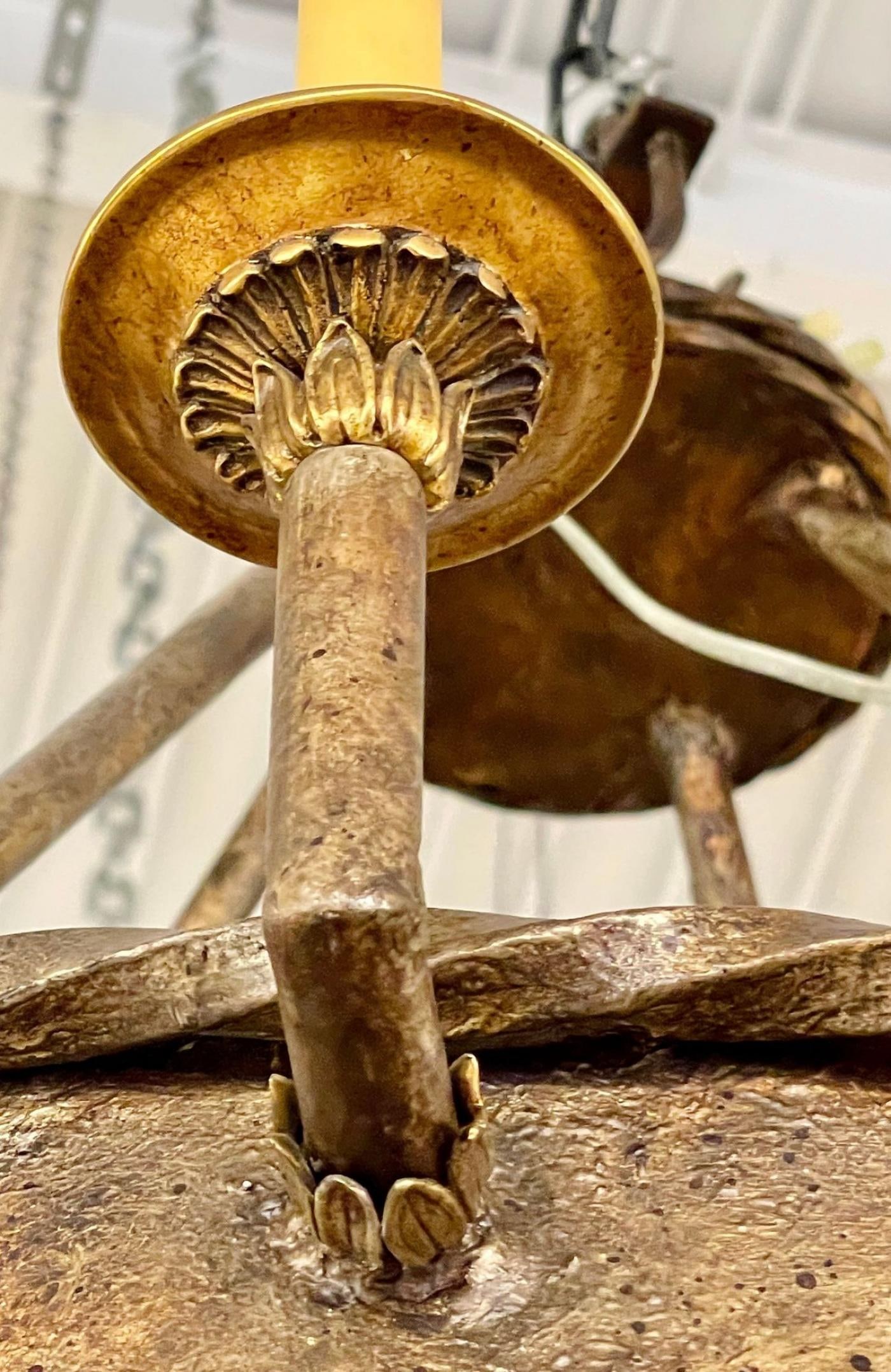 Gothic Industrial 16 Light Chandelier - 12