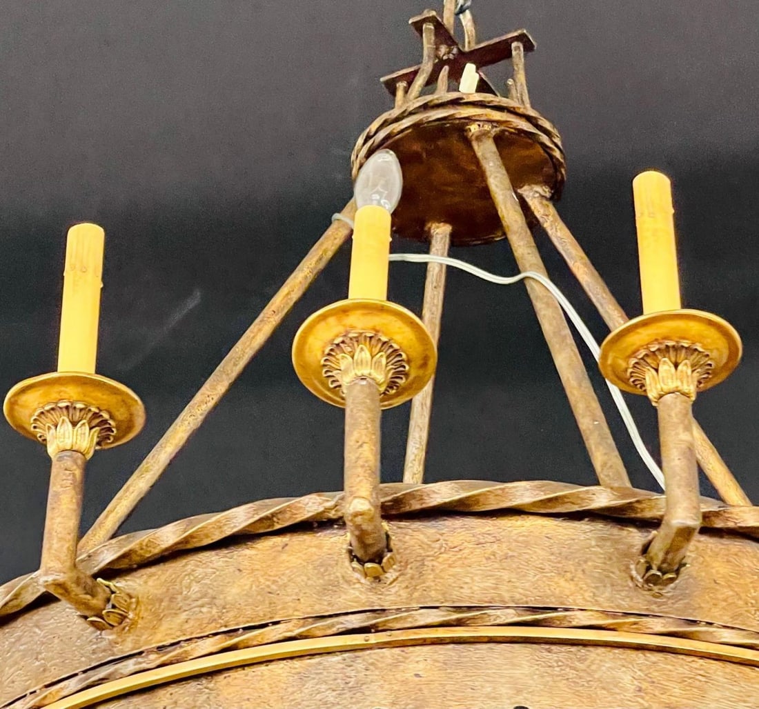 Gothic Industrial 16 Light Chandelier - 8