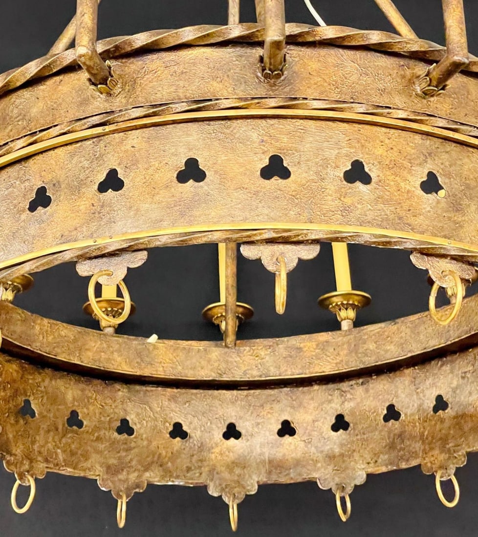 Gothic Industrial 16 Light Chandelier - 9