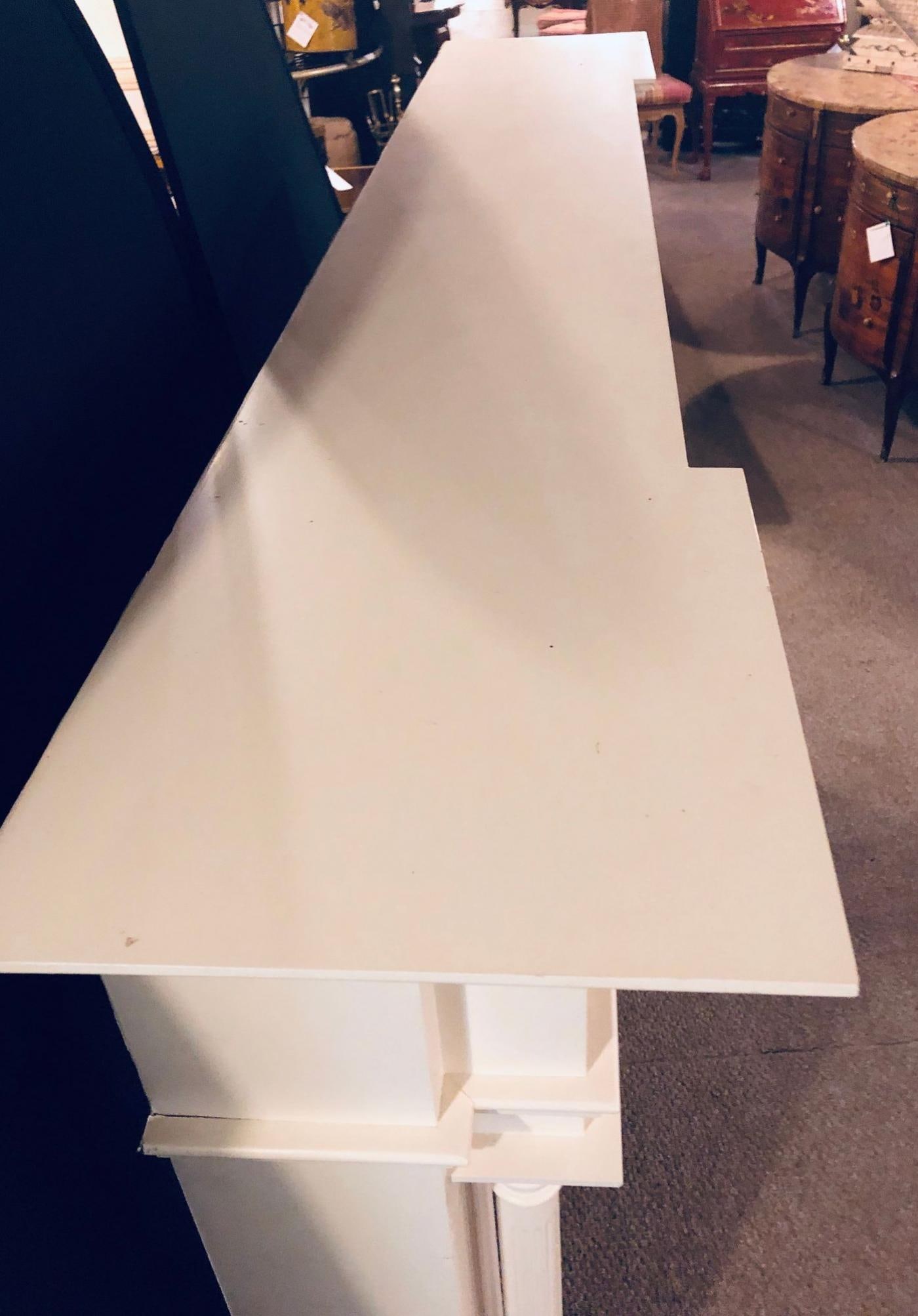 Monumental Hand Carved Neoclassical Fire Place Surrounds - 8