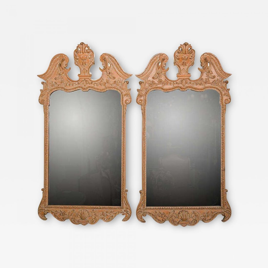 Pair of French Empire Style Mirrors (1 of 9)