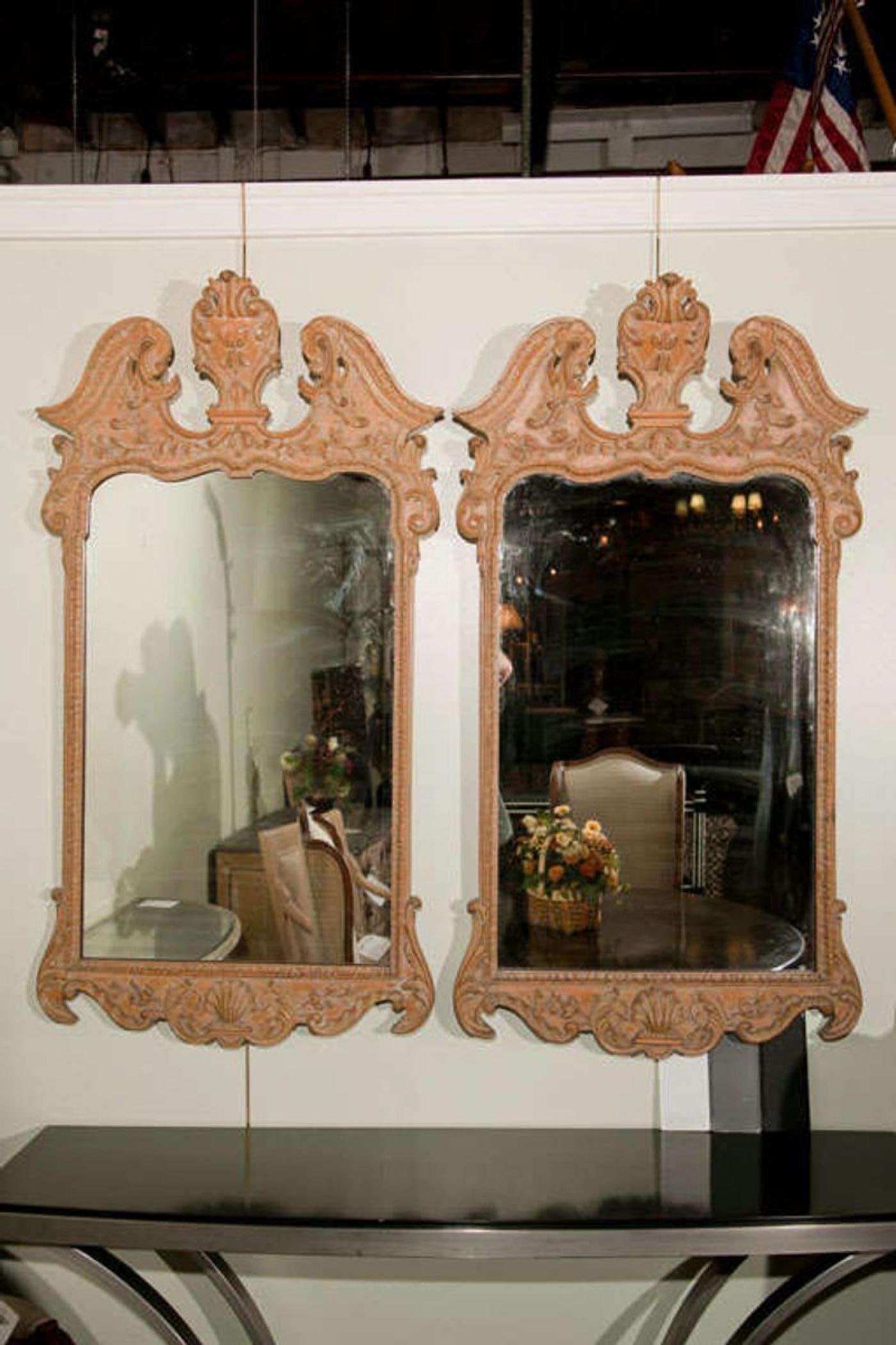 Pair of French Empire Style Mirrors - 3