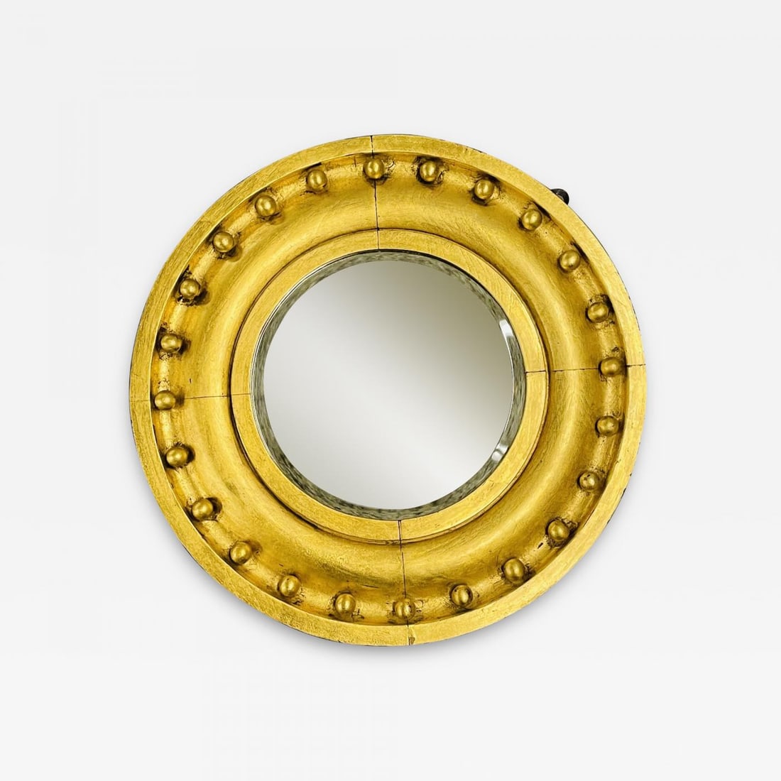 Federal Style Circular Mirror, Giltwood Wall / Pier / Vanity (1 of 12)