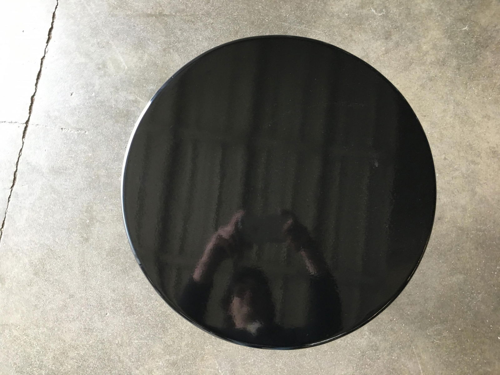 Streamline Black Lacquer Chrome Coffee Table by Royalchrome - 18