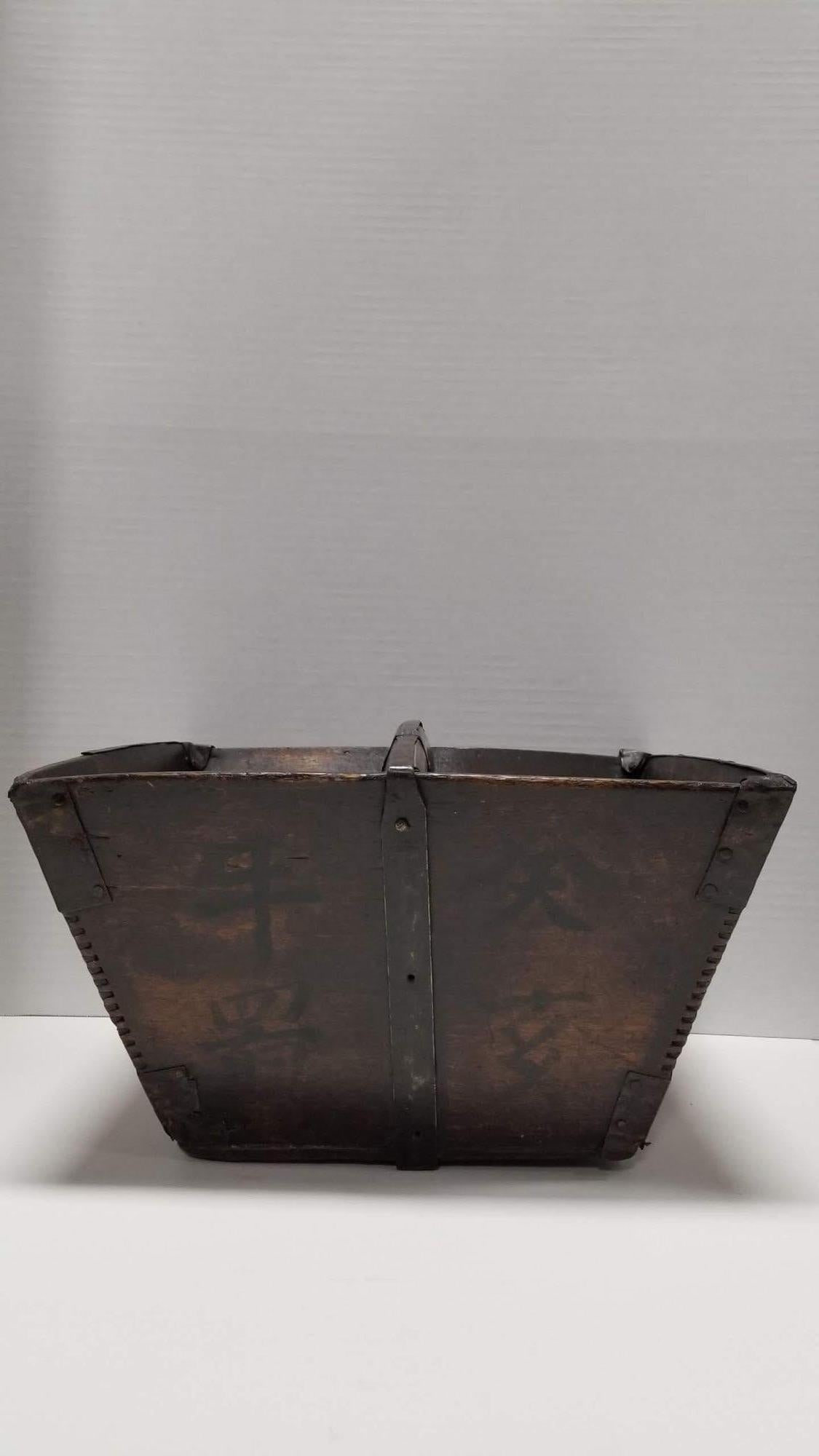 19th Century Wood Rice Container - 11