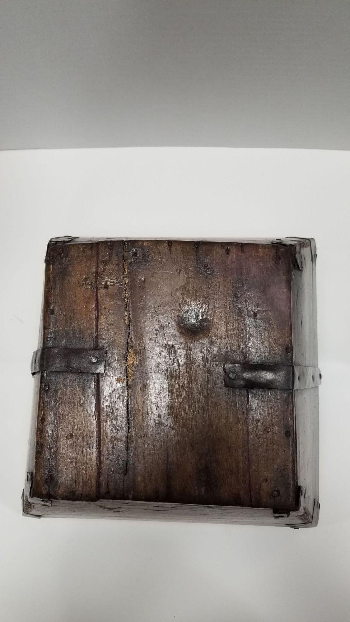 19th Century Wood Rice Container - 4