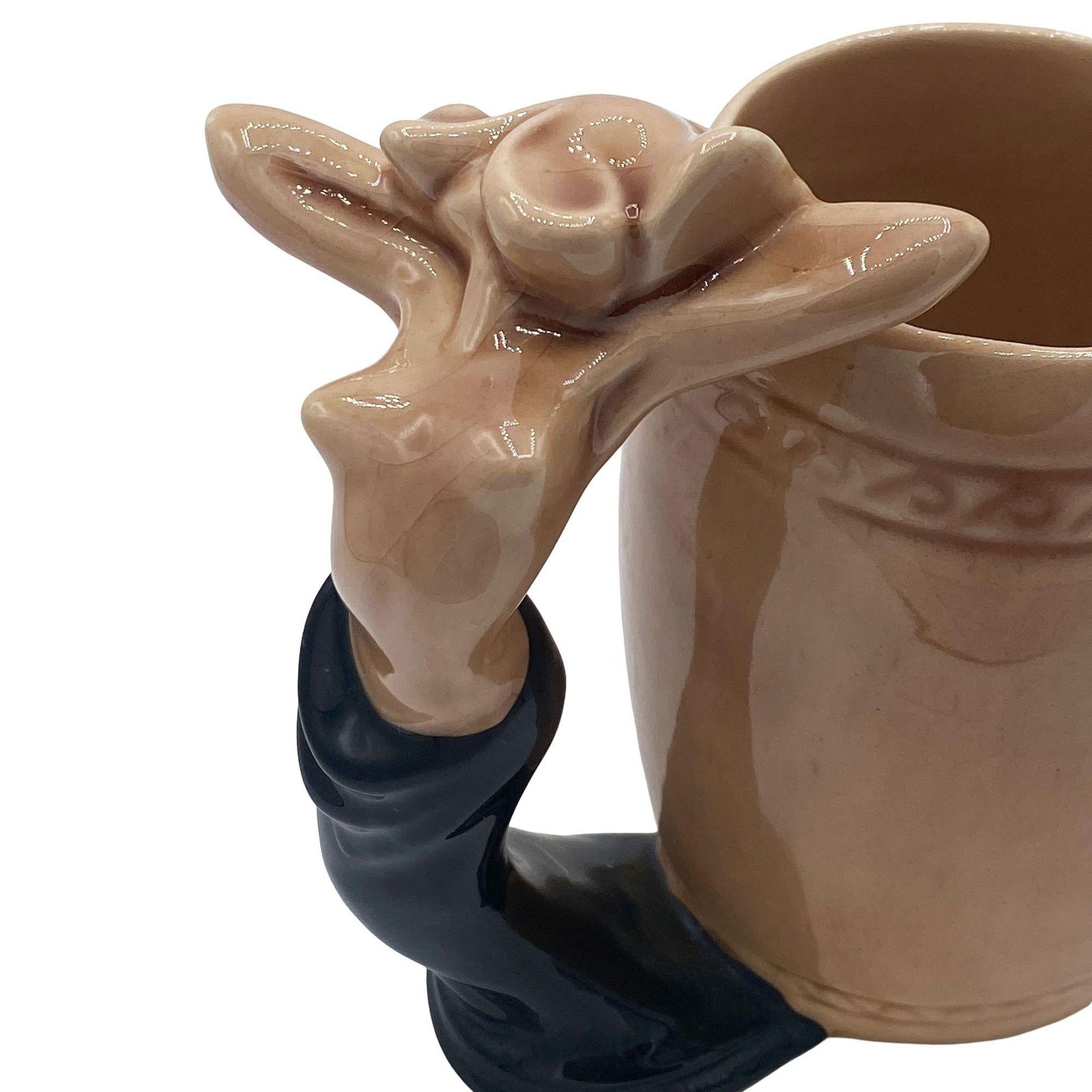 Set of Three "Strip Tease- Eye Appeal" Ceramic Barware Mugs by Dorothy Kindell - 12