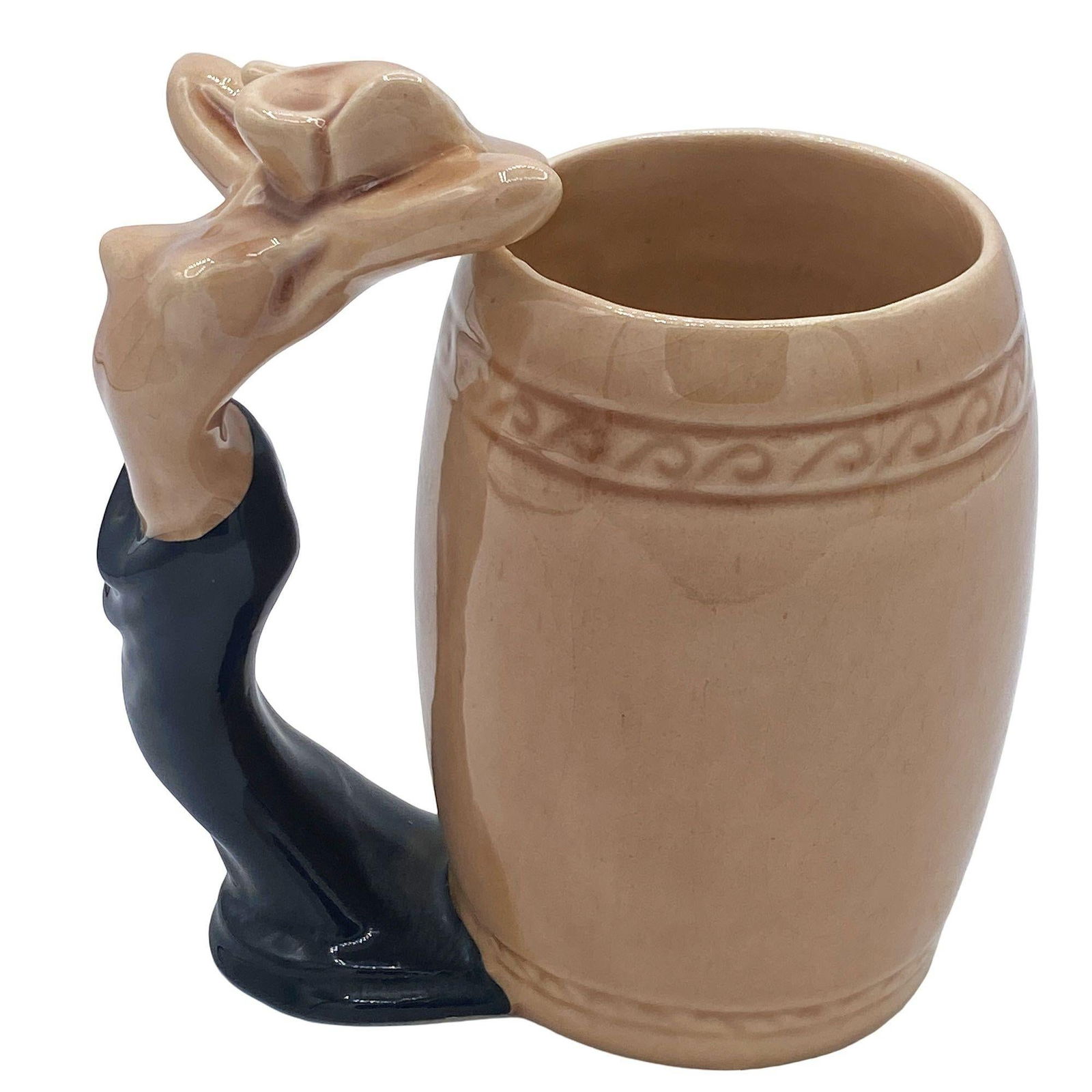 Set of Three "Strip Tease- Eye Appeal" Ceramic Barware Mugs by Dorothy Kindell - 20