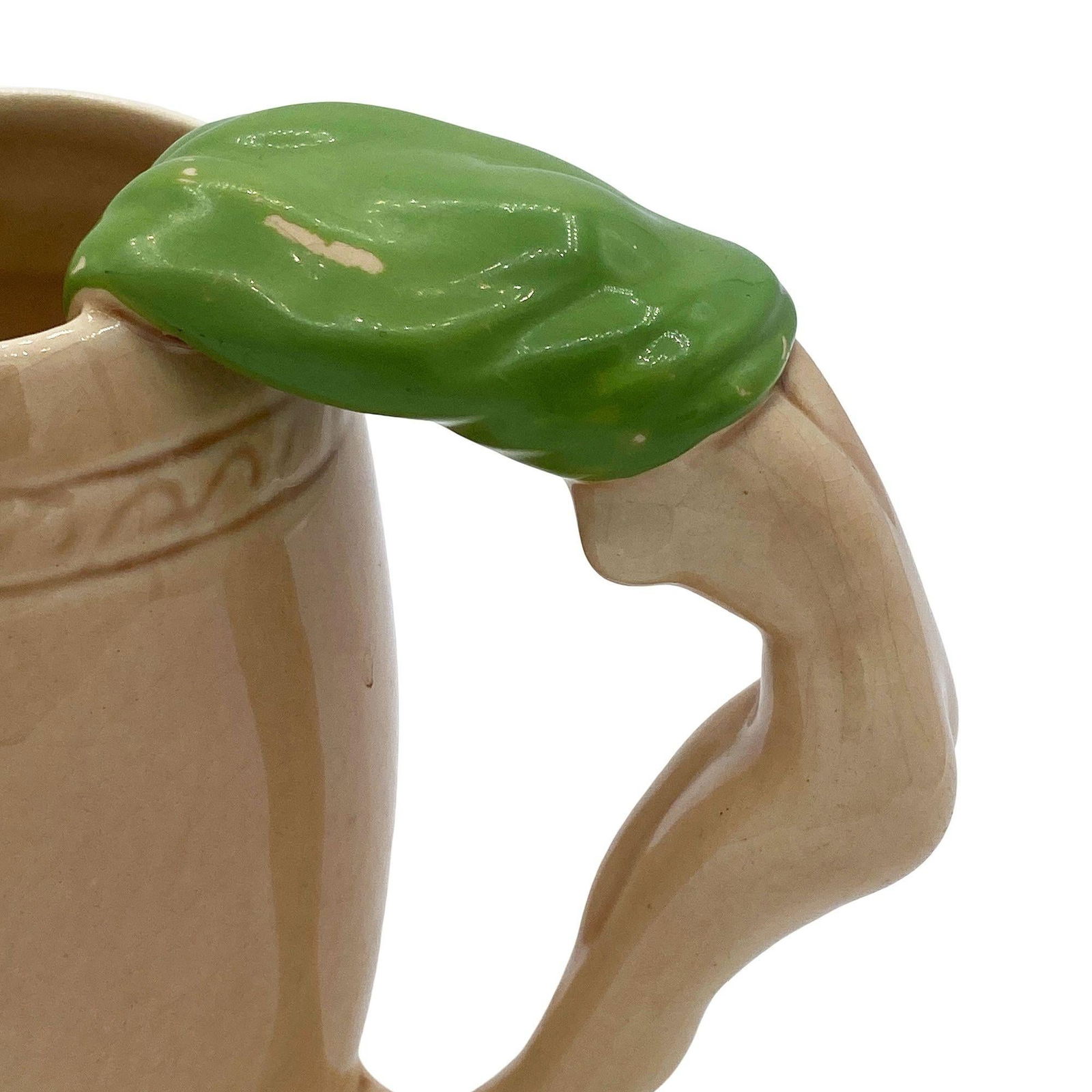 Set of Three "Strip Tease- Eye Appeal" Ceramic Barware Mugs by Dorothy Kindell - 4