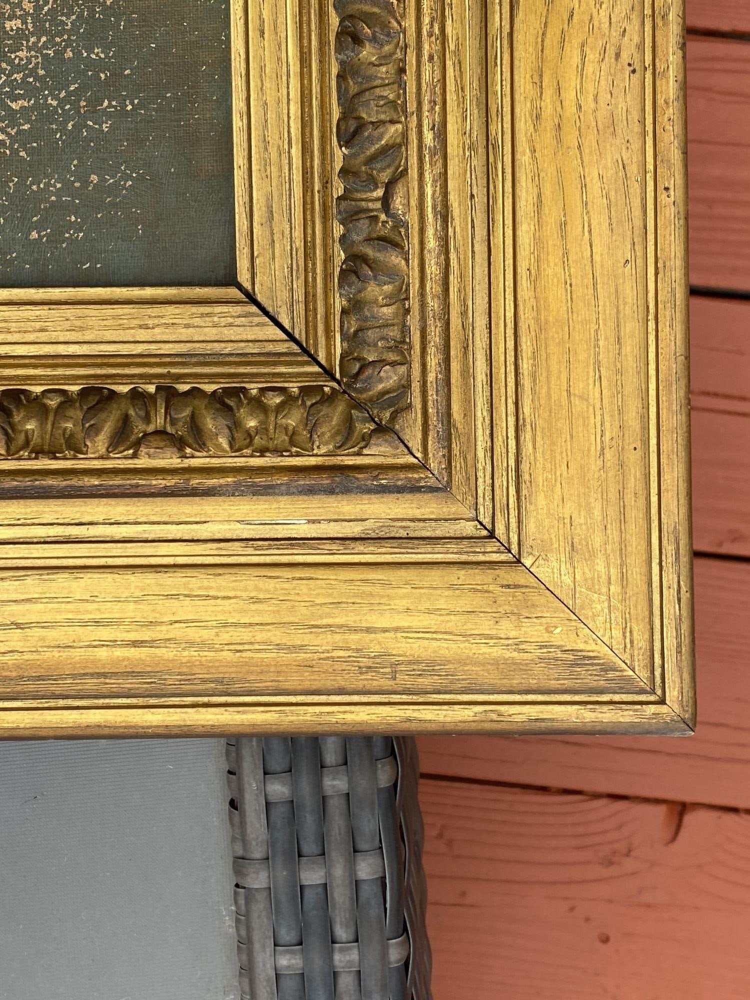 Pasadena San Gabriel Mission Victorian Oil Painting on Canvas by Ellen B. Farr - 6