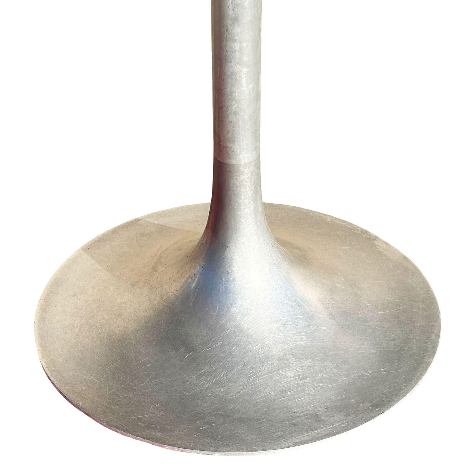 Eero Saarinen Style Double Tulip Base Dining Table W/ White Rectengular Top - 4