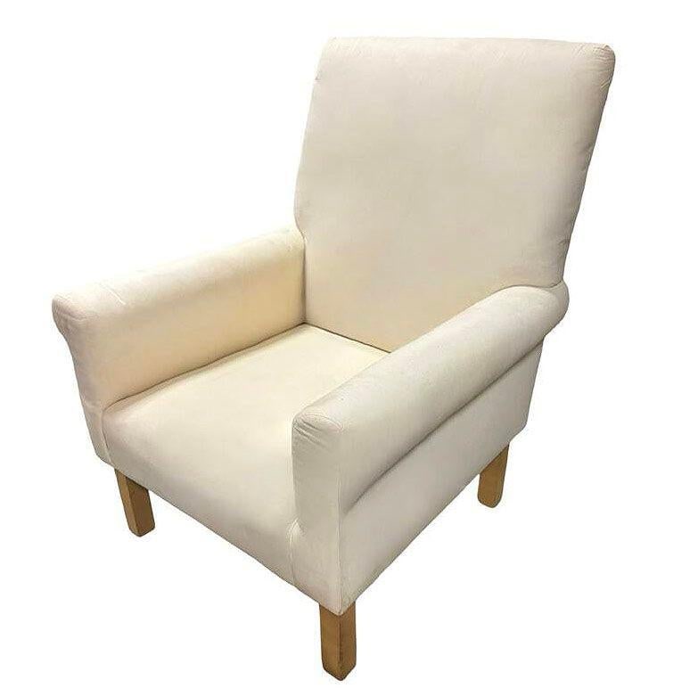 White Muslim Cloth Club Chair W/ Red Cover from Red Corner Movie 1997 - 9